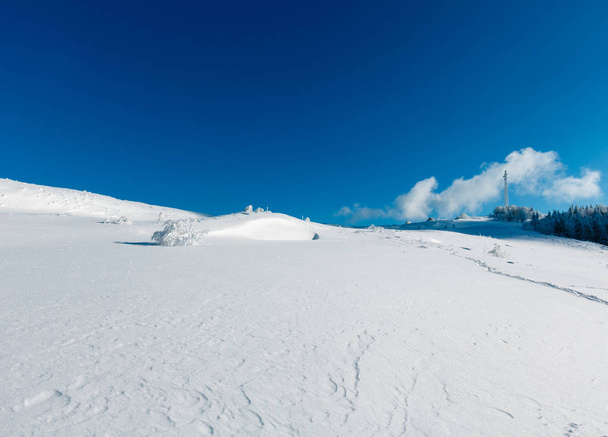 Winter mountain snowy landscape - Foto, imagen