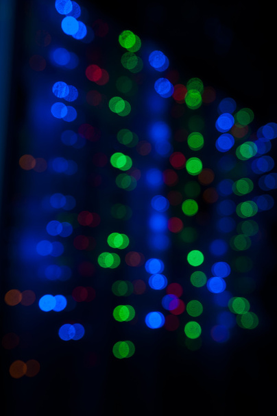 Abstract christmas lights - Fotoğraf, Görsel
