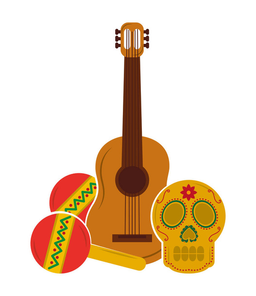 viva tarjeta tradicional mexicana
 - Vector, imagen
