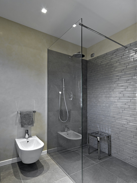 Modern bathroom - Fotoğraf, Görsel