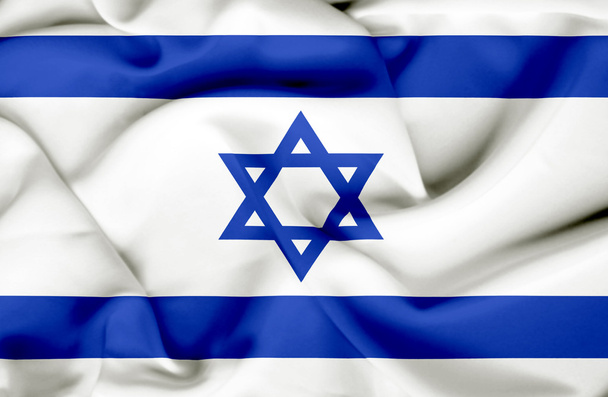 Israel waving flag - Foto, imagen