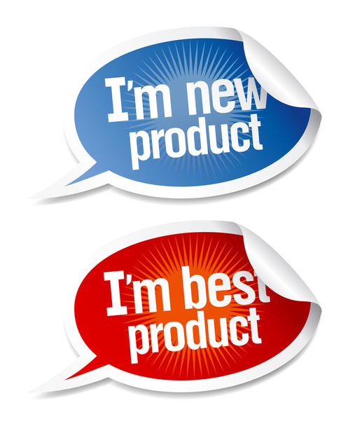 Best product stickers - Vector, Image