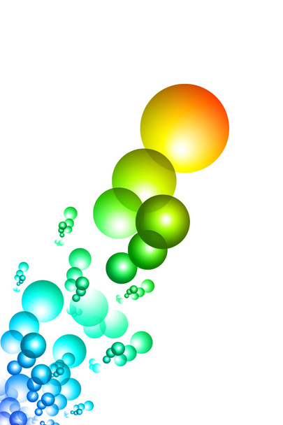 Colorful bubbles illustration - Photo, image