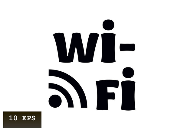ilustracja wektorowa znak WiFi  - Wektor, obraz