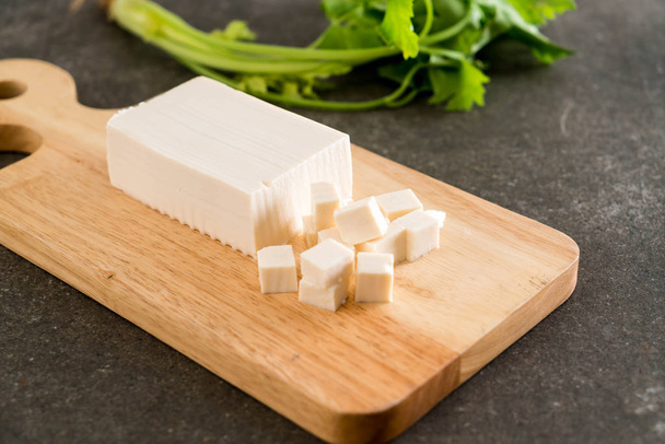tofu on wooden board - Photo, image