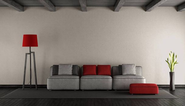 minimalistický obývací pokoj - Fotografie, Obrázek