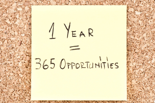 "1 an 365 opportunités
" - Photo, image