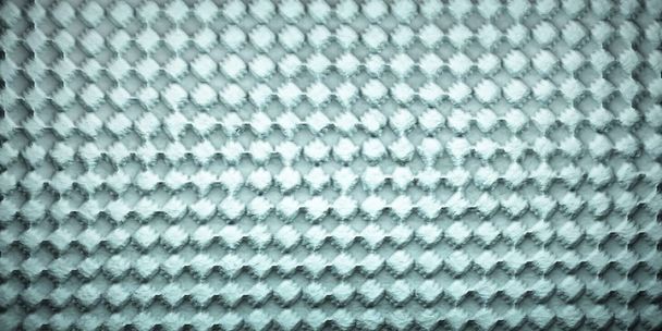 Abstrakcja Światło niebieski dywan wzór szachownicy tekstura tło. 3D renderowane. - Zdjęcie, obraz