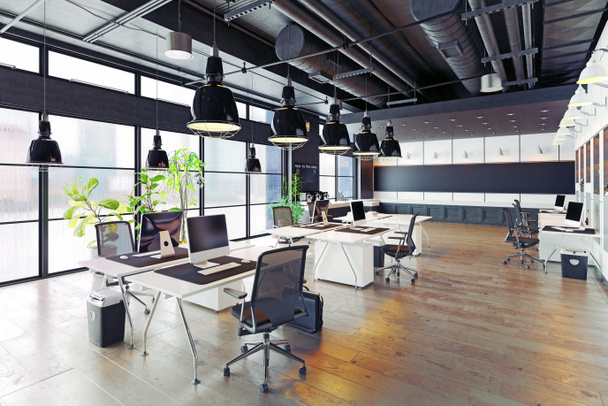 modern cozy loft office  - Photo, Image
