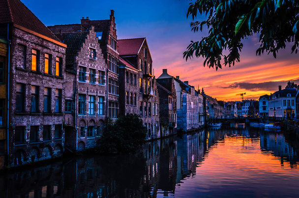 Belgijskie miasta Gent - Zdjęcie, obraz