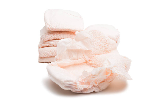 female diapers isolated  - Zdjęcie, obraz