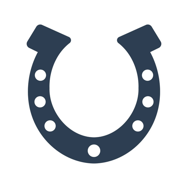 Horseshoe icon on white background. - Vector, Image