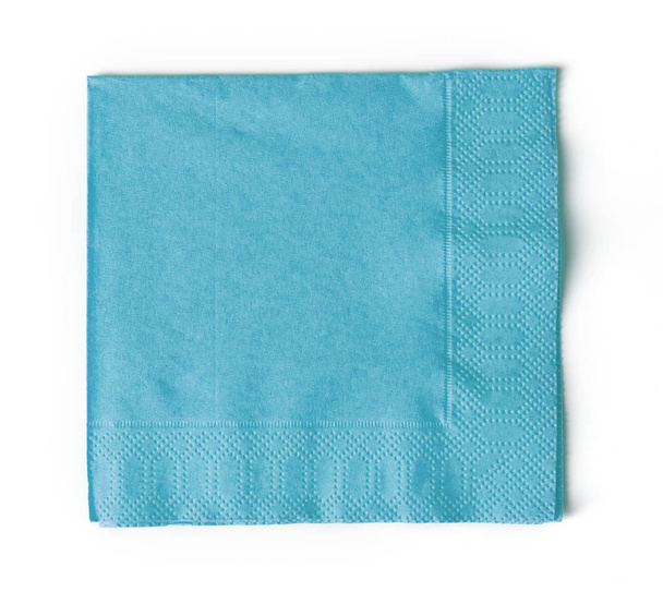 Φως μπλε χαρτί πετσέτα από πάνω - Φωτογραφία, εικόνα