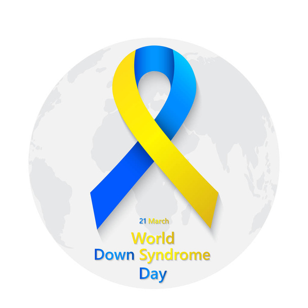 Symbol of world Down Syndrome day. Vector illustratio - Vector, Image
