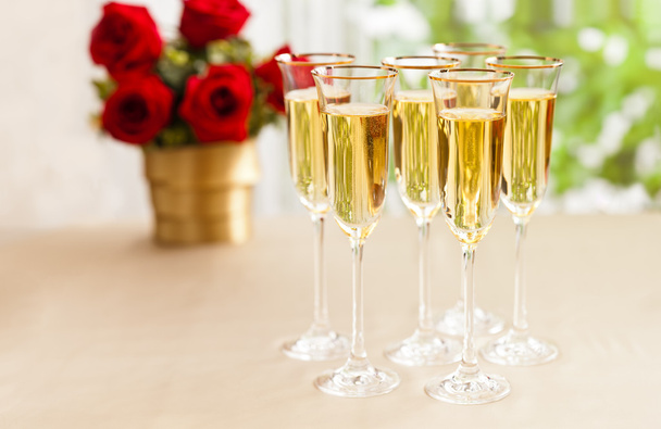 Hochzeitsempfang mit Champagner - Foto, Bild
