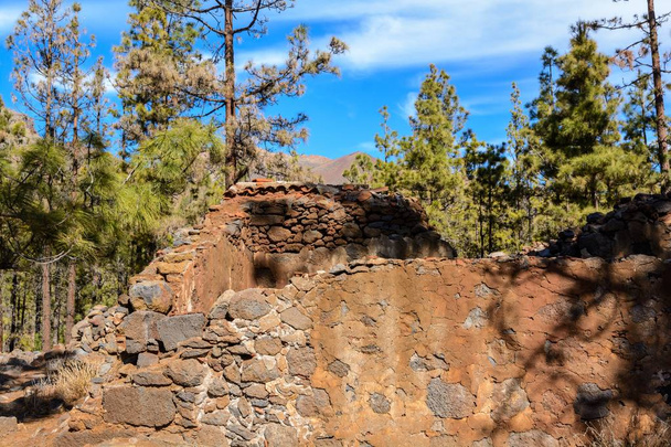 he ruins of an old house in Tenerife - Photo, Image