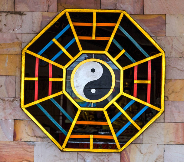 Equilíbrio Yin Yang Concept frame
 - Foto, Imagem