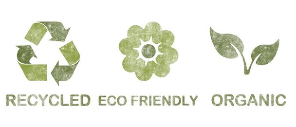 Symbole i ekologiczne żywność eko - Zdjęcie, obraz