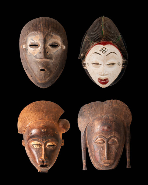 Colección de máscaras africanas
 - Foto, imagen
