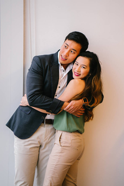 Portrait of a Chinese Asian (Singaporean) couple - Fotoğraf, Görsel