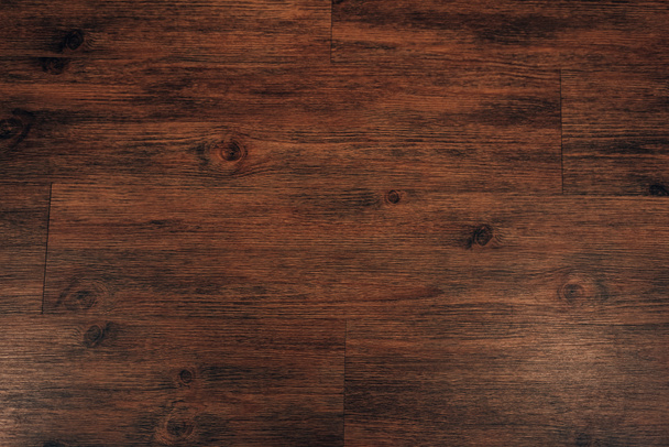 Widok z góry ciemne brązowe drewniane tła - Zdjęcie, obraz