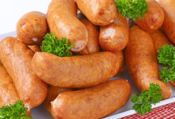 Organic kielbasa sausages - Photo, Image