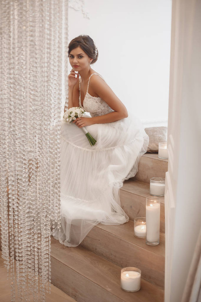 Beautiful and dreamy bride Anastasiya - Foto, Imagen