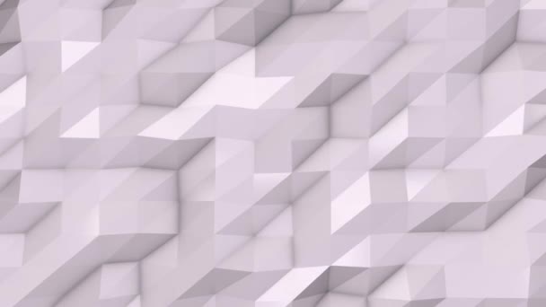 Fondo de triángulo de poli bajo abstracto blanco
 - Imágenes, Vídeo