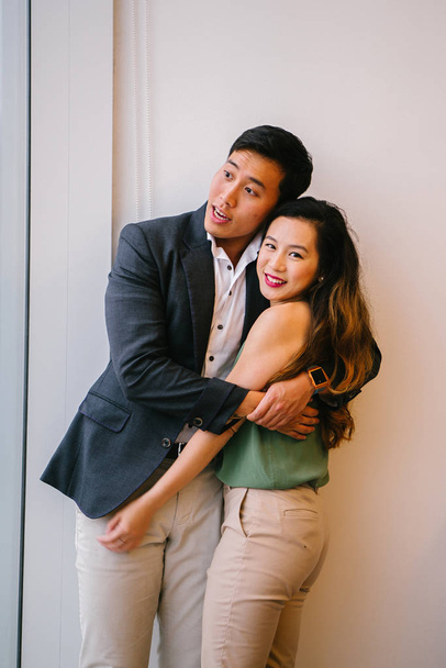 Portrait of a Chinese Asian (Singaporean) couple - Fotoğraf, Görsel