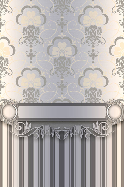 Decorative vintage background with elegant patterns. - Zdjęcie, obraz