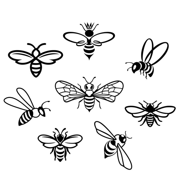 Conjunto de iconos de miel
 - Vector, imagen