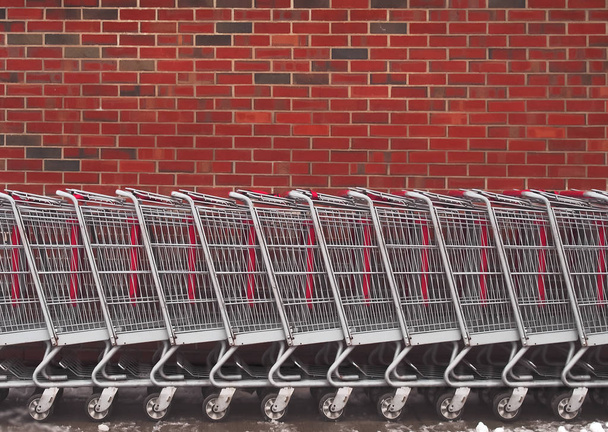 carrinhos de supermercado
  - Foto, Imagem