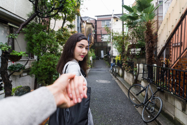 Young japanese girl outdoors - Zdjęcie, obraz