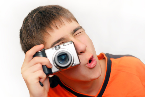 adolescent avec photo caméra
 - Photo, image