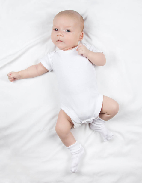 Photo of two-month baby - Foto, afbeelding