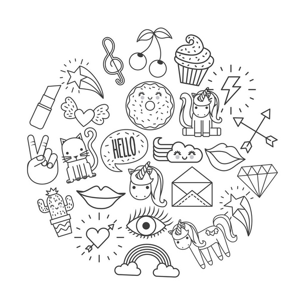girly icon image  - Vector, Image