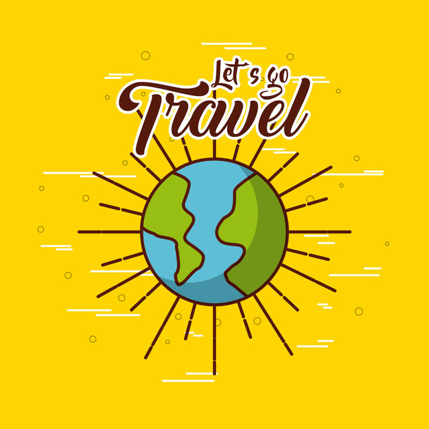 travel related icons image - Vector, Image