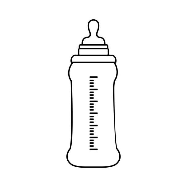 Biberón o biberón para bebés y niños pequeños ilustración vectorial
 - Vector, Imagen