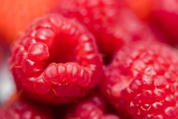 Close Up of raspberry - 写真・画像