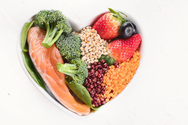 Cholesterol diet. Healthy food concept.  - Photo, image