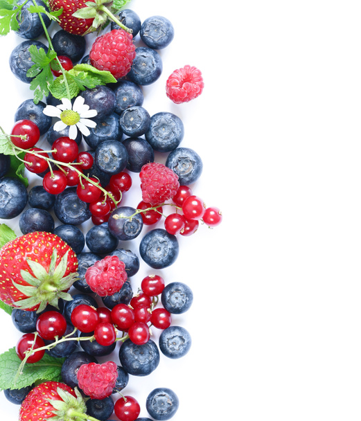 mix fresh organic berries sweet healthy food - Φωτογραφία, εικόνα