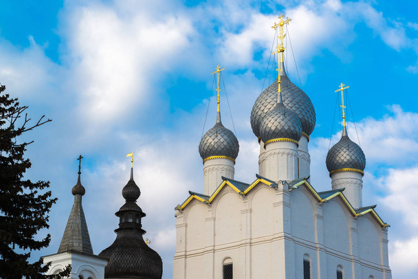 Assumption Cathedral of Kremlin in Rostov Veliky, Russia - Fotoğraf, Görsel