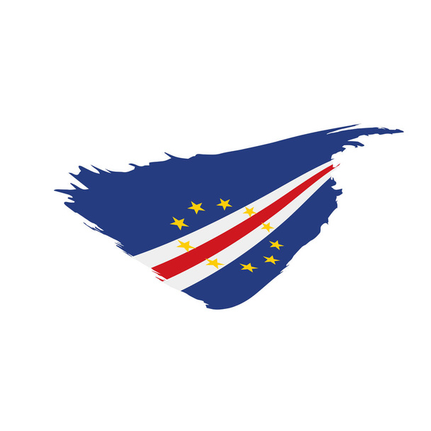 Bandera de Cabo Verde, ilustración vectorial
 - Vector, Imagen