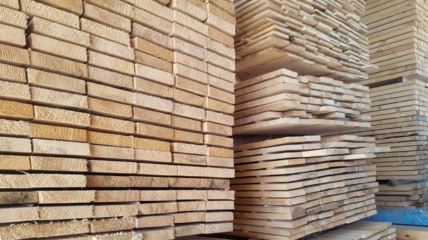 Timber in warehouse - Photo, Image