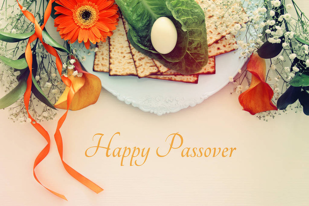 Pesah celebration concept (jewish Passover holiday). - Foto, afbeelding