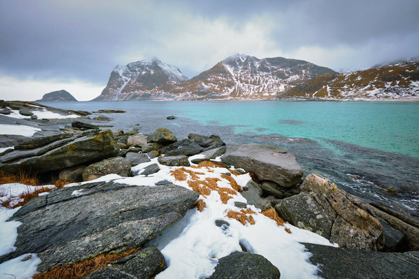 Norveç 'in fiyortlu kıyıları - Fotoğraf, Görsel