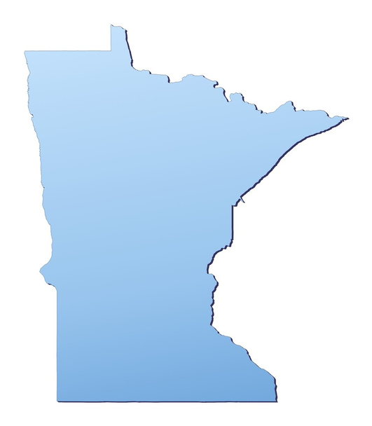 Minnesota(USA) map - Photo, Image