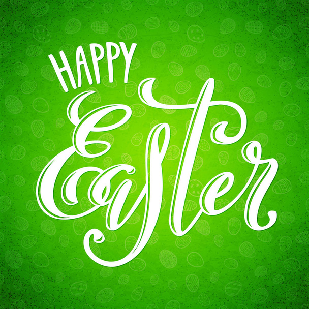Happy Easter poster - Vector, Imagen