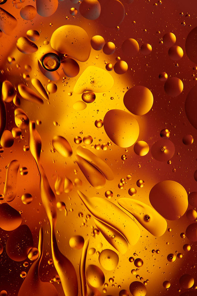 oil drops on a water surface abstract background - Fotó, kép