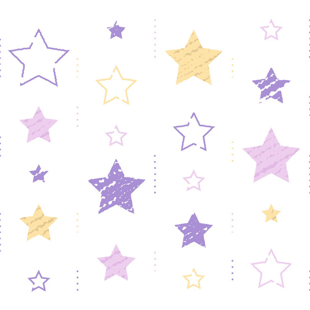 Αστέρια με vintage αφηρημένα φόντο grunge λεπτή υφή, μινιμαλιστικό μοτίβο, εορταστική διακόσμηση - Διάνυσμα, εικόνα